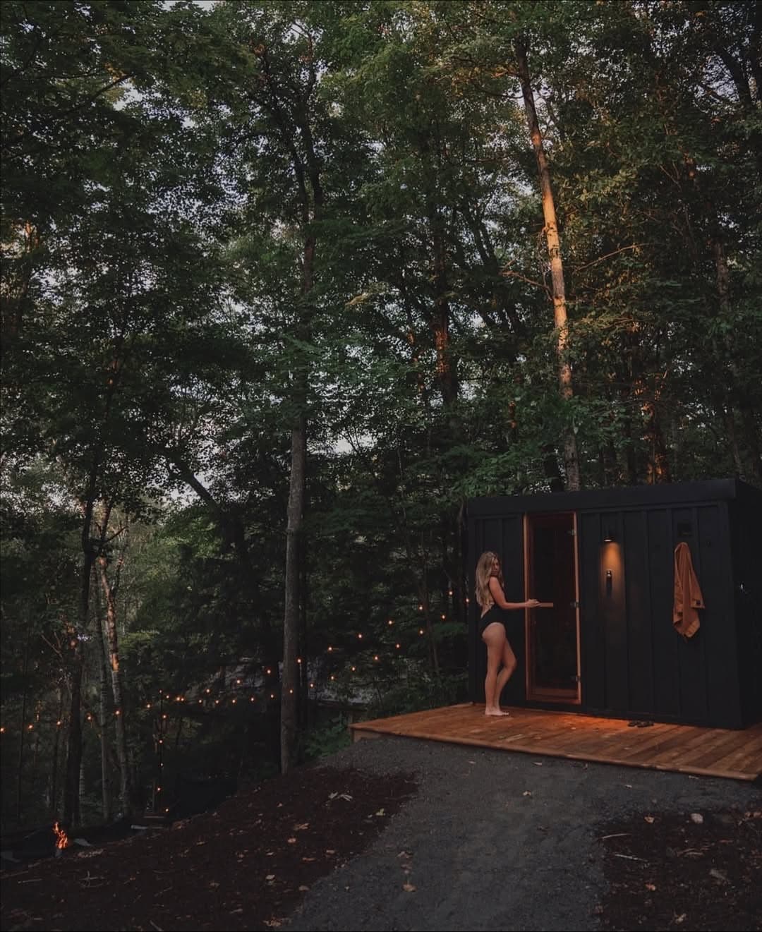 Sauna Wellness Background