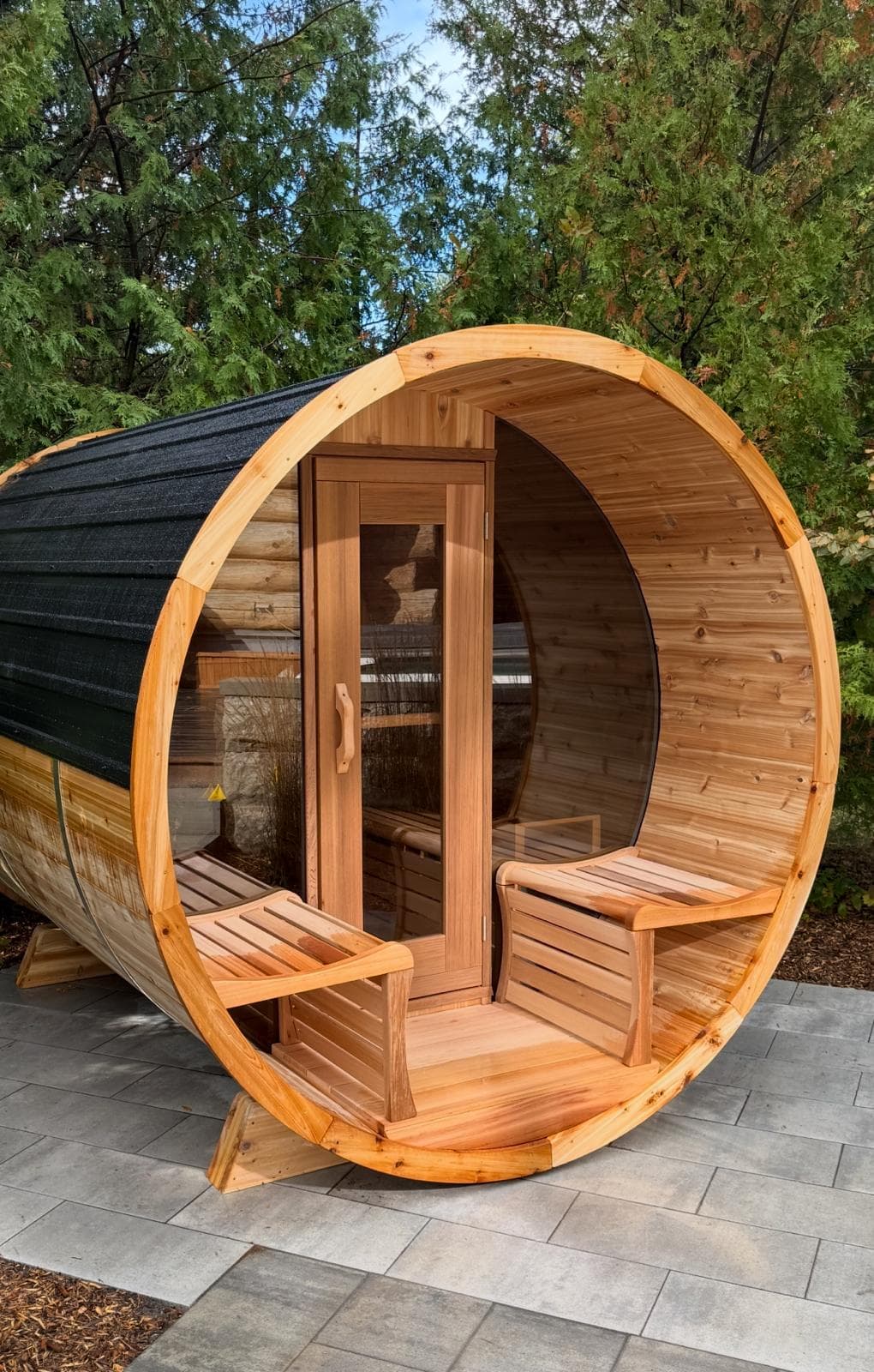 Barrel Saunas background